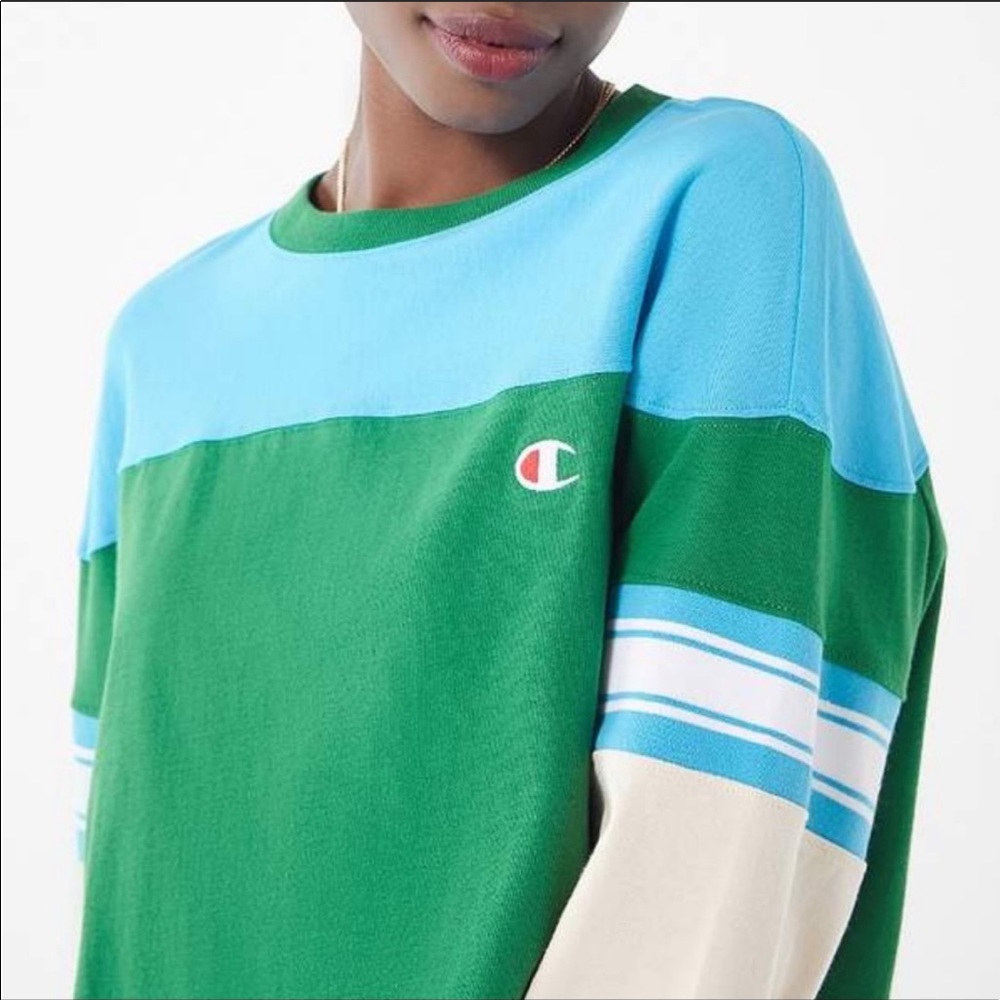 Champion Color Block Long Sleeve